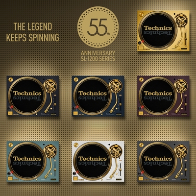 ✅ Technics slaví 55 let legendární řady SL-1200. 