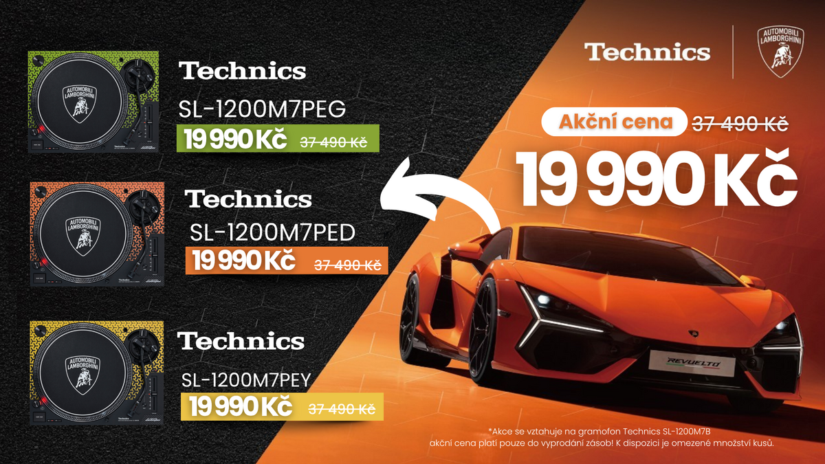 Technics x Lamborghini – exkluzivní edice gramofonu za jedinečnou cenu