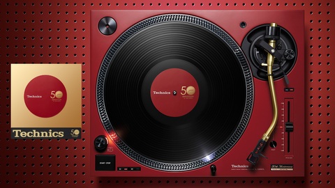 Technics SL-1200M7LER červený (Limitovaná edice k 50. výročí)