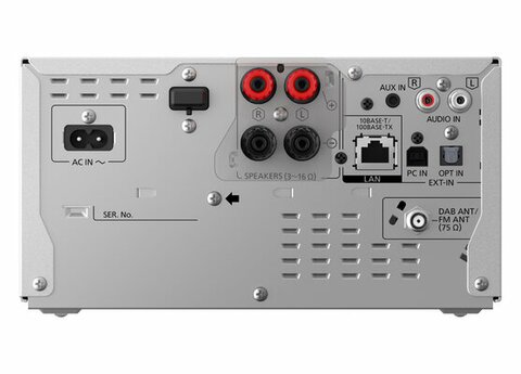 Panasonic SC-PMX802E-S stříbrná (+zdarma 4m repro kabel 2x1,5mm)