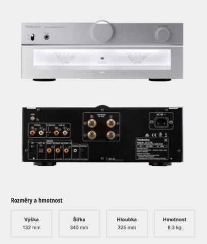 Technics SU-C700EG-S integrovaný stereo zesilovač
