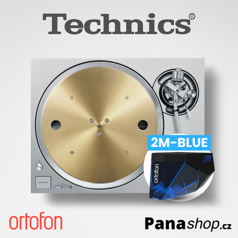 Technics SL-1300GE-S + zdarma přenoska Ortofon 2M-Blue